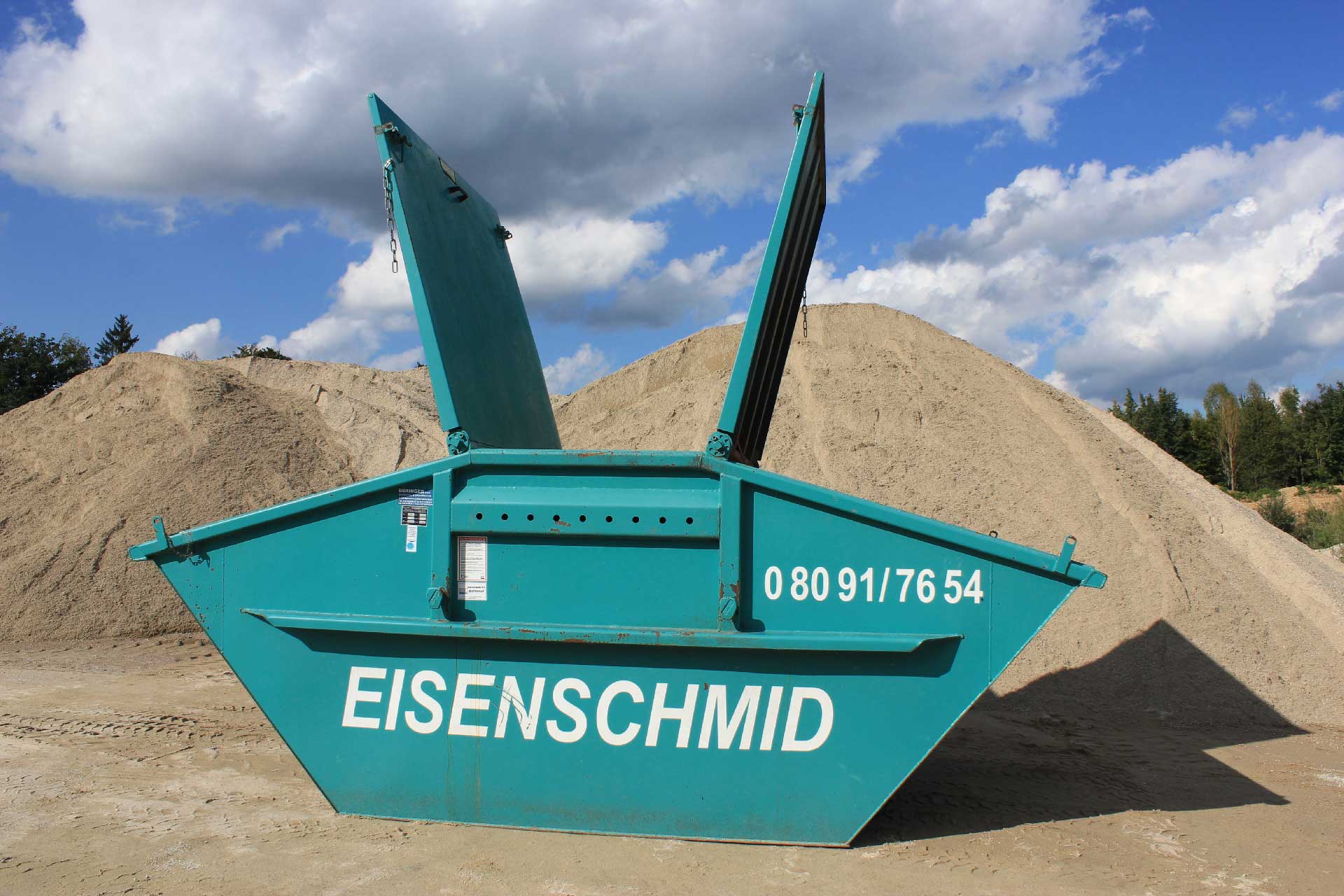 Absetz-Container 7 m³ mit Deckel